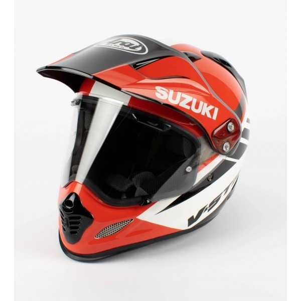 Suzuki V-Strom Helmet Red/White
